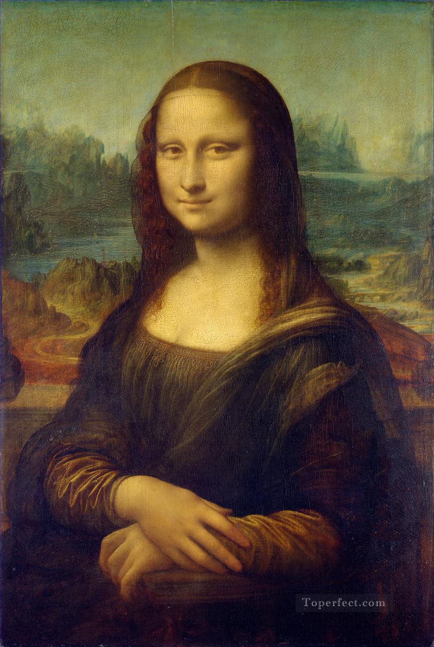修復後のモナ・リザ・レオナルド・ダ・ヴィンチ油絵
